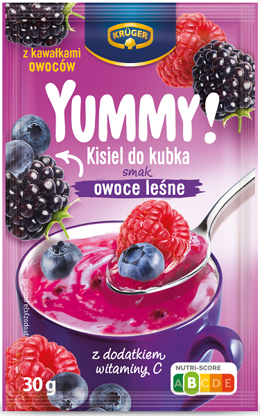 Kruger YUMMY! Mug kissel - forest fruit flavor