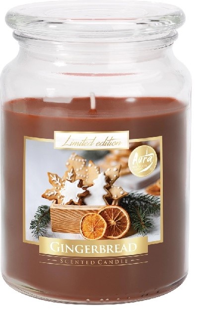 Bispol Scented candle in gingerbread glass
