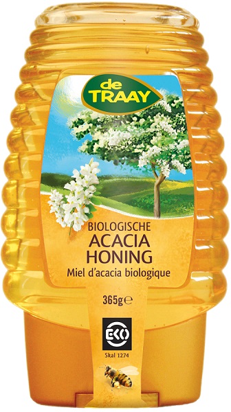 Miel de néctar de acacia De Traay con dosificador BIO