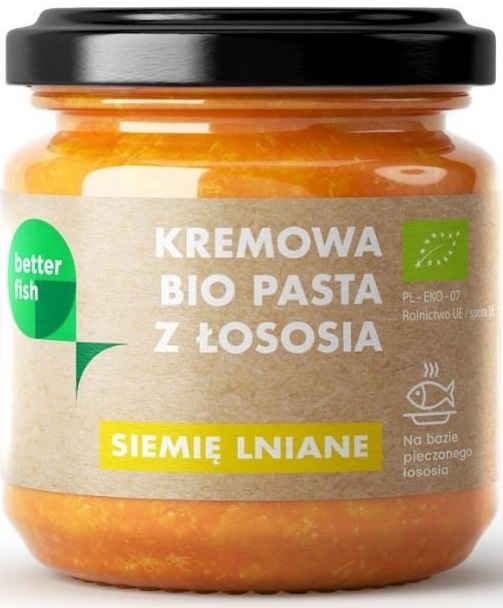 Better Fish Creamy salmon paste with BIO linseed