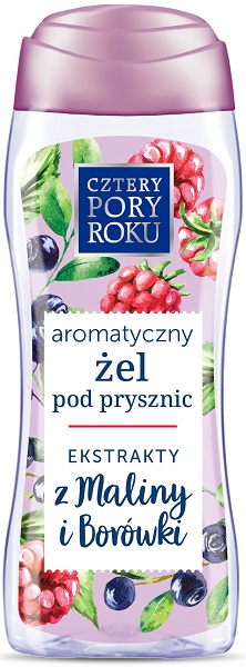 Cztery Pory Roku Żel pod prysznic z ekstraktem z maliny i borówki