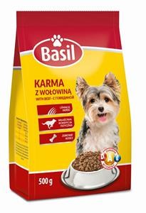 Basil Dry dog food with beef