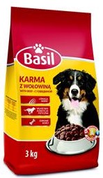 Basil Karma sucha dla psów  z wołowiną