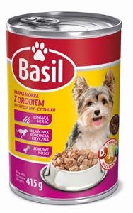 Basil Nassfutter für Hunde mit Huhn