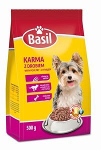 Basil Alimento seco con aves para perros adultos de razas pequeñas