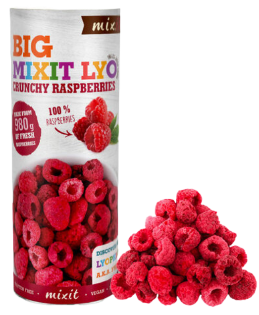 Mixit Large crunchy freeze-dried raspberries