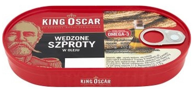 King Oscar Sprats in Öl geräuchert
