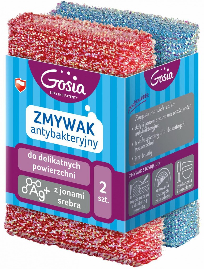Gosia Antibacterial scourer for delicate surfaces