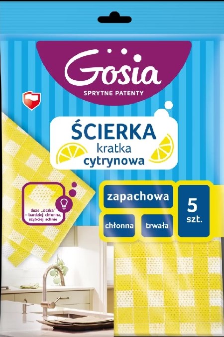 Gosia Ścierka cytrynowa 33x48cm