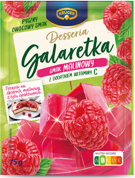 Gelatina Kruger sabor frambuesa