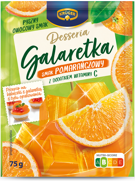 Gelatina Kruger sabor naranja