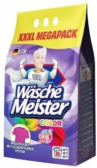 Wasche Meister Detergente en polvo para tejidos de colores