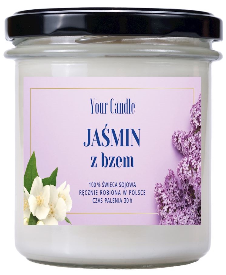 Vela de soja Your Candle Jasmine con lila