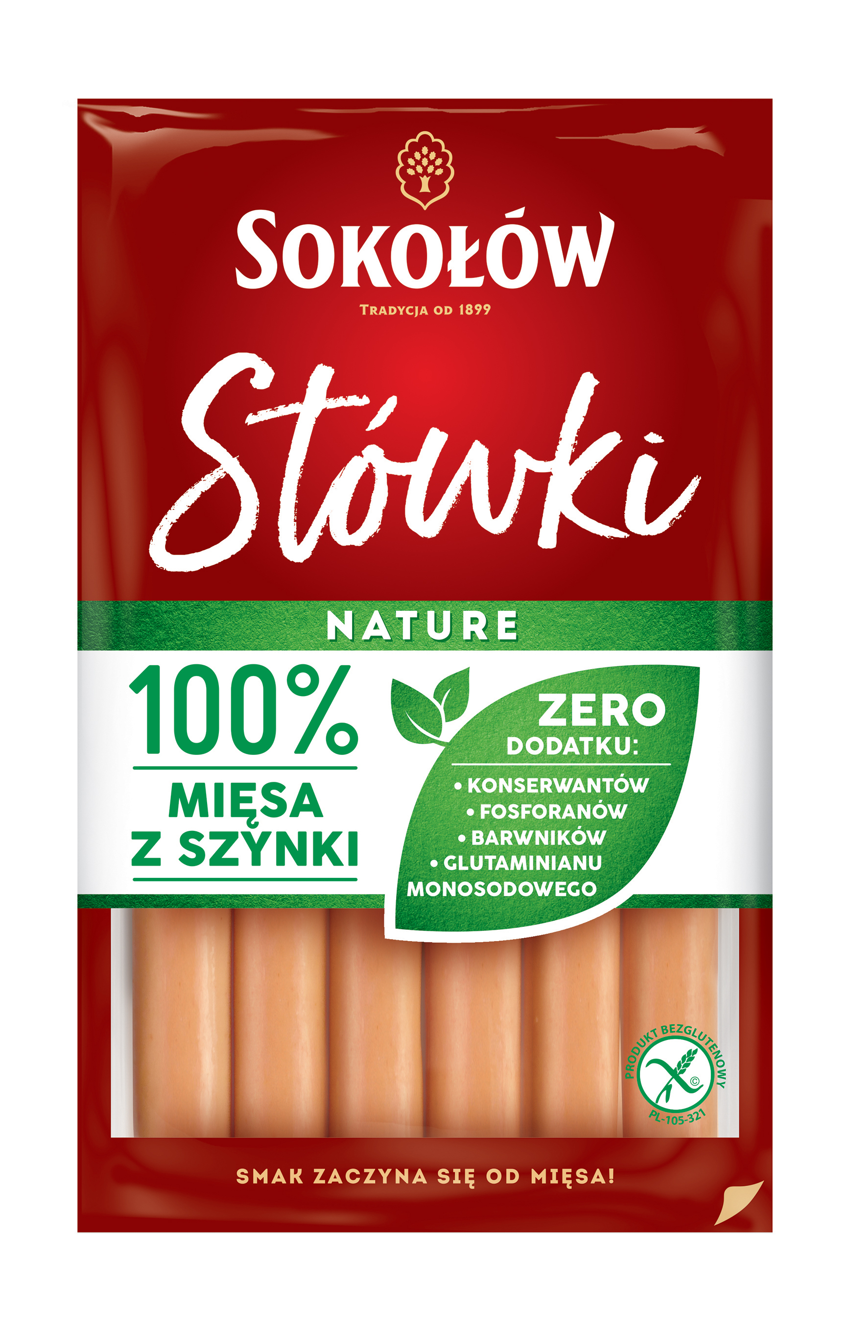 Sokołów Stówki Ветчинные колбаски 100% мясо