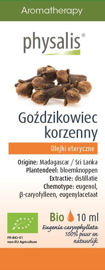 Physalis Olejek eteryczny  goździkowiec korzenny BIO