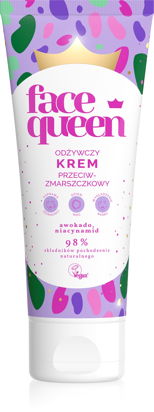 Face Queen Odżywczy krem  przeciw-zmarszczkowy