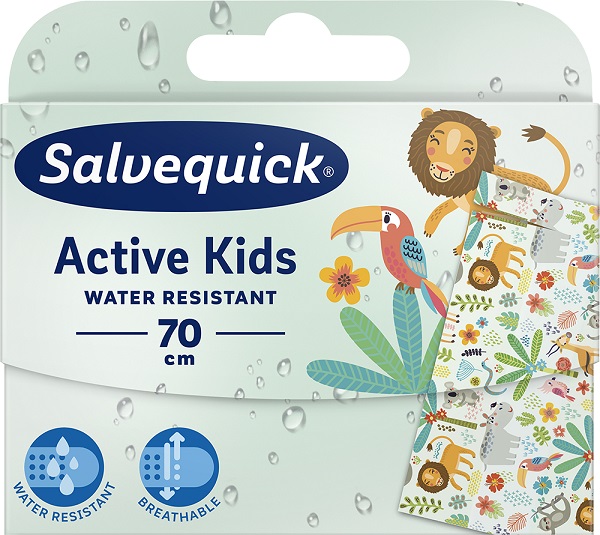 Salvequick Flexible and durable plaster for active children