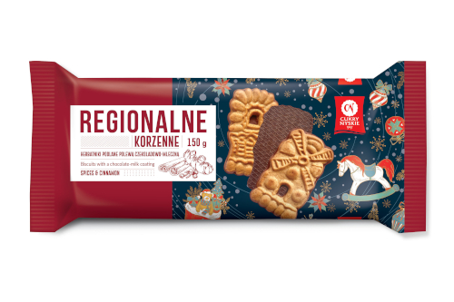 Cukry Nyskie Региональное пикантное печенье в шоколадной глазури