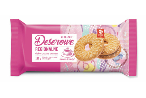 Cukry Nyskie Herbatniki Regionalne Deserowe dekorowane cukrem