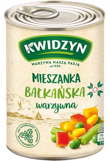 Mezcla de verduras balcánicas Kwidzyn