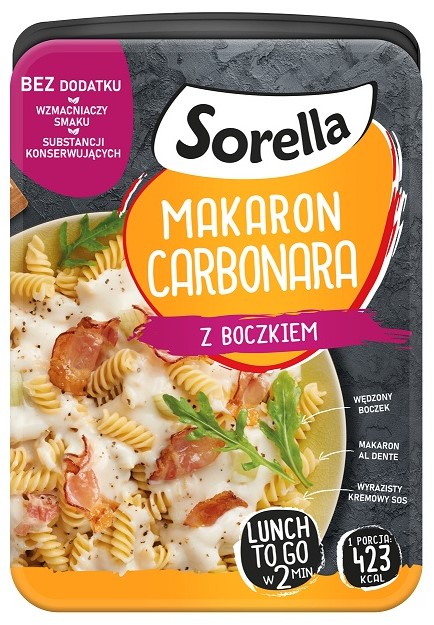Sorella Pasta Carbonara with bacon