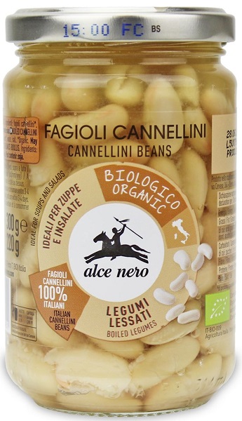 Alce Nero Cannellini-Bohnen in BIO-Salzlake