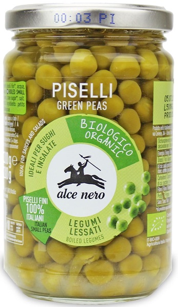 Grüne Erbsen von Alce Nero in BIO-Salzlake