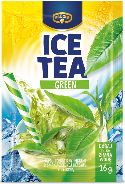 Kruger Ice Tea green napój herbaciany instant o smaku zielonej herbaty z cytryną