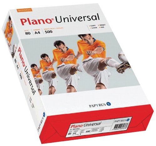 Copy paper Plano Universal A4 80g/m2, ream of 500 sheets