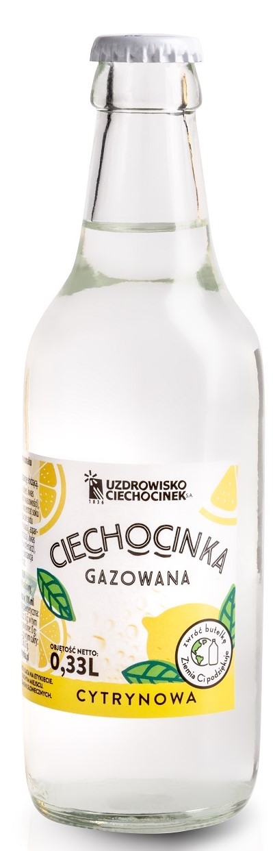Ciechocinka Uzdrowisko Ciechocinek napój gazowany o smaku cytrynowym