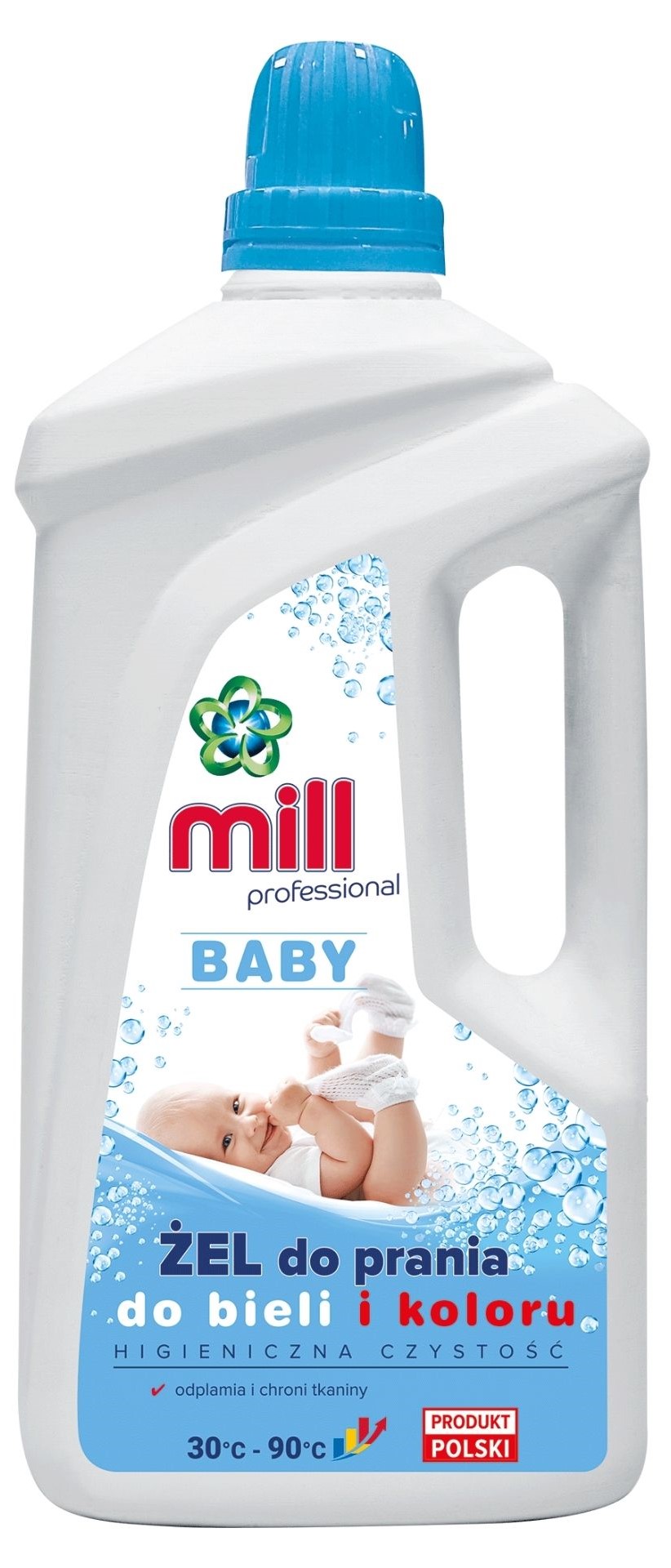 Mill Baby żel do prania białych  i kolorowych tkanin