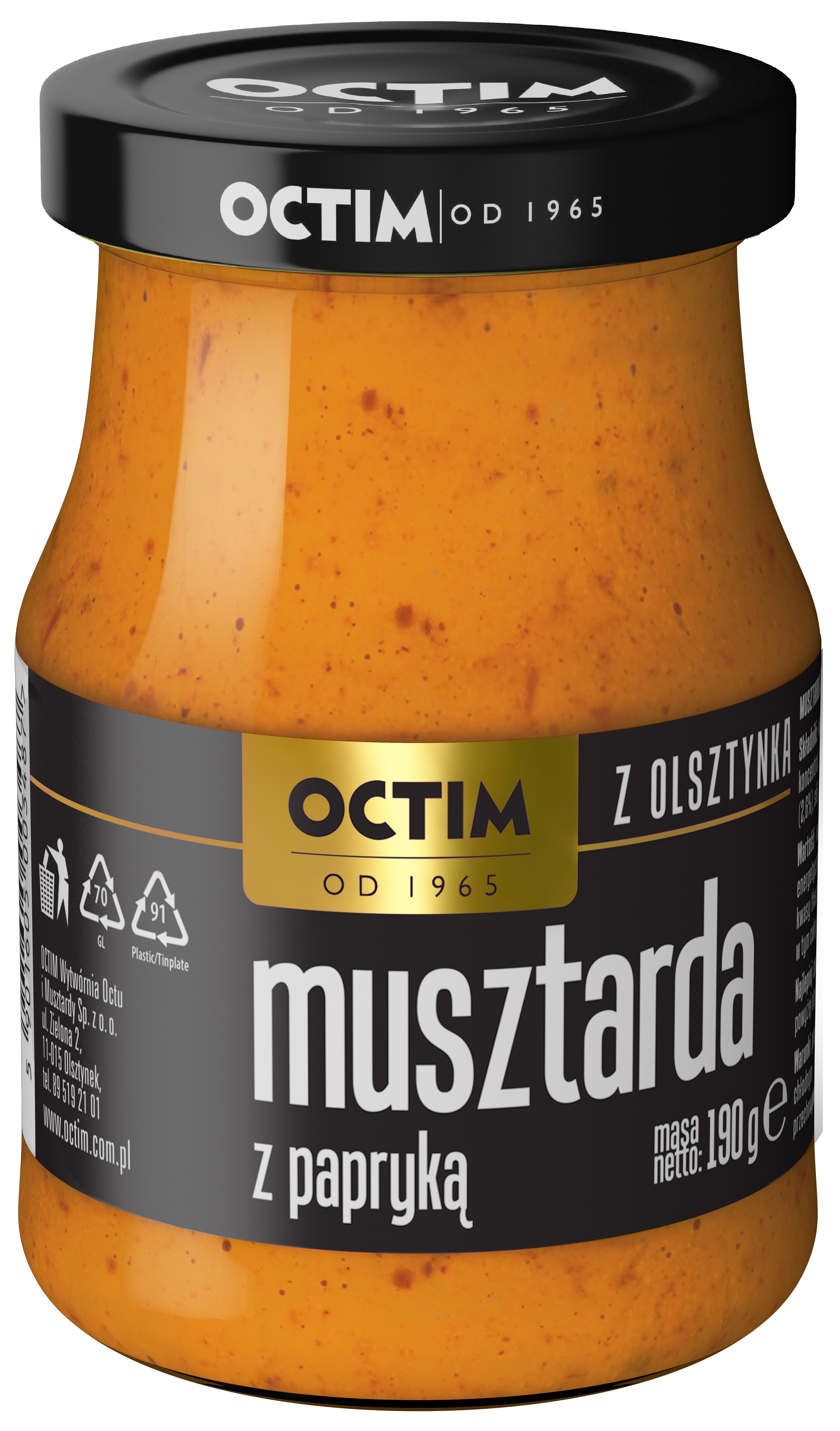 Mostaza Octim con pimentón