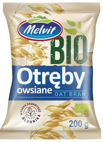 Melvit Organic oat bran