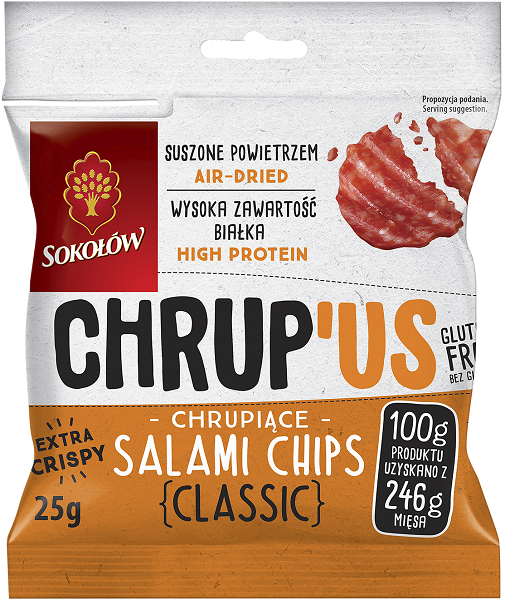 Sokołów CHRUP'US Salami chips classic