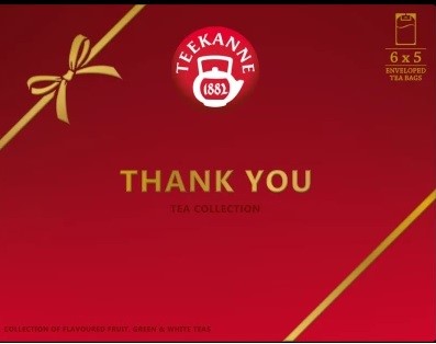 Teekanne Thank You A collection of flavored green, white and fruit teas