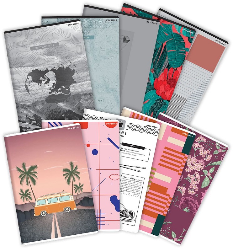 Cuaderno TOP-2000 A5, 60 hojas cuadriculadas