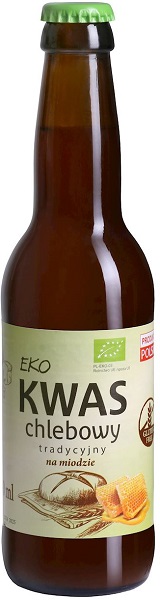 Eko Natura Kvas de pan tradicional con miel, sin gluten BIO