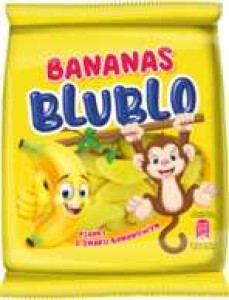 Blublo Marshmallows mit Bananengeschmack