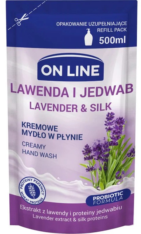 On Line Mydło w płynie  Lawenda & Jedwab