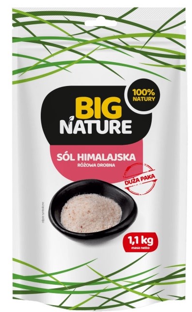 Big Nature Sól himalajska różowa  drobna