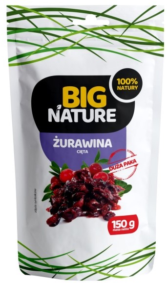 Big Nature Getrocknete, geschnittene Preiselbeeren