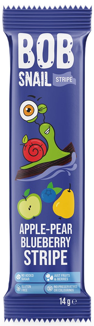 Bob Snail Ślimak Bob Przekąska  owocowa jabłko-gruszka-jagoda
