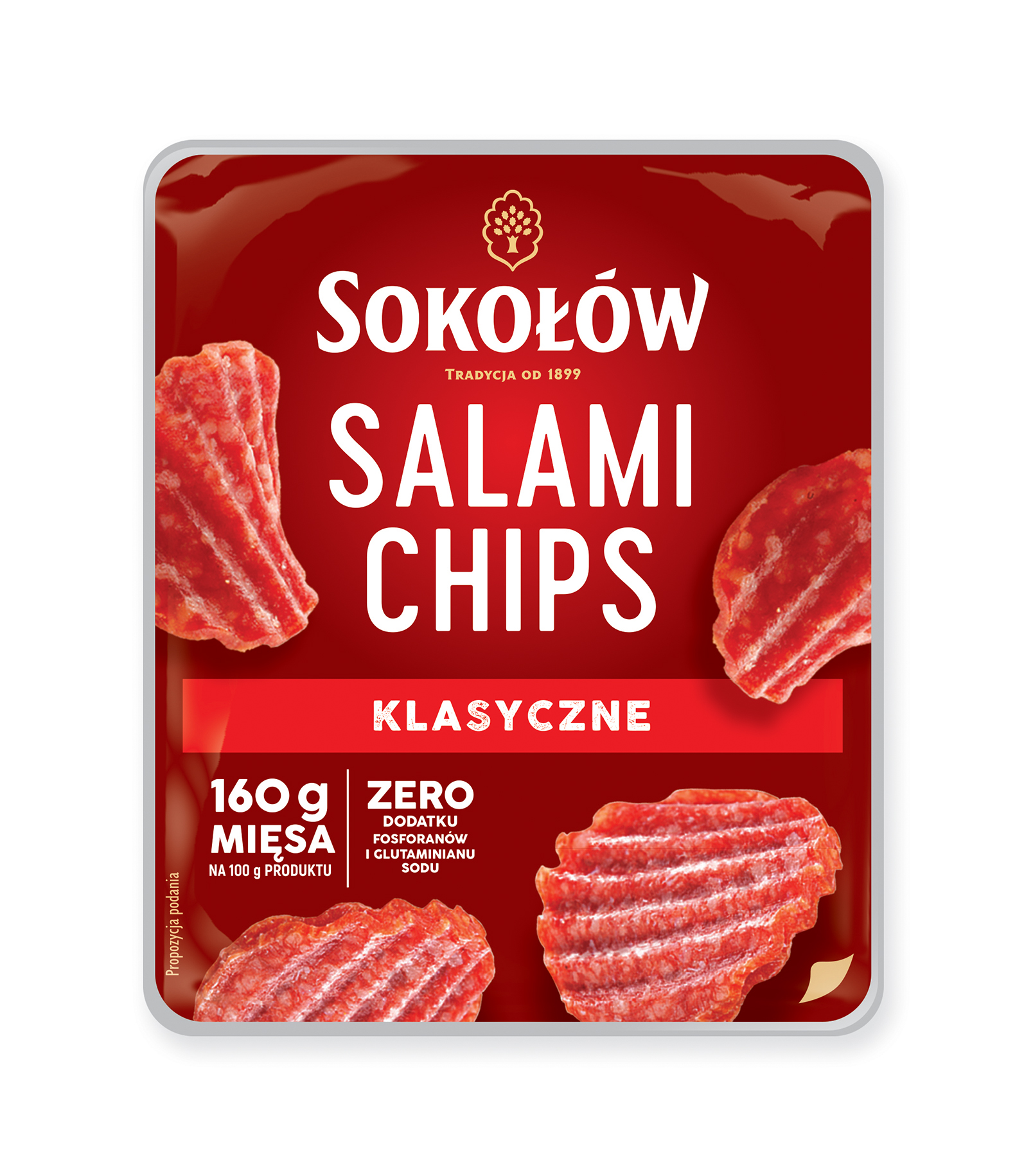 Классические чипсы из салями Sokołów