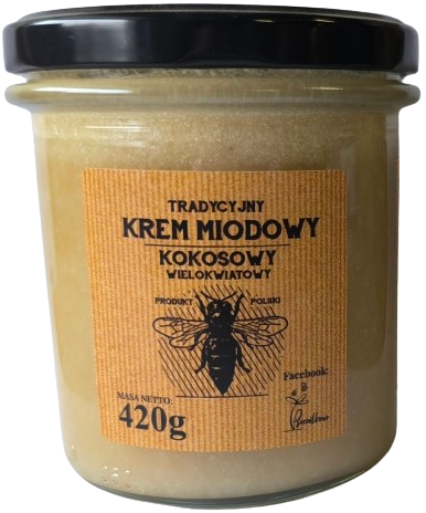 Pszczółkowo Multifloral coconut honey cream  