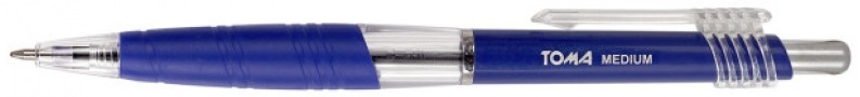 Toma TO-038 retractable ballpoint pen 1.0 mm blue