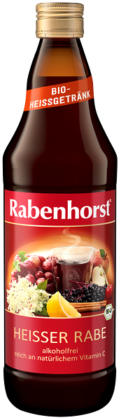 Rabenhorst Grzaniec bezalkoholowy jabłko - czarny bez - miód BIO