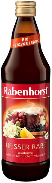 Rabenhorst Alkoholfreier Glühwein Apfel - Holunder - Bio-Honig