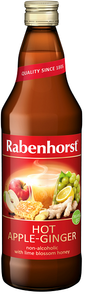 Rabenhorst Non-alcoholic mulled wine apple - ginger - linden honey BIO