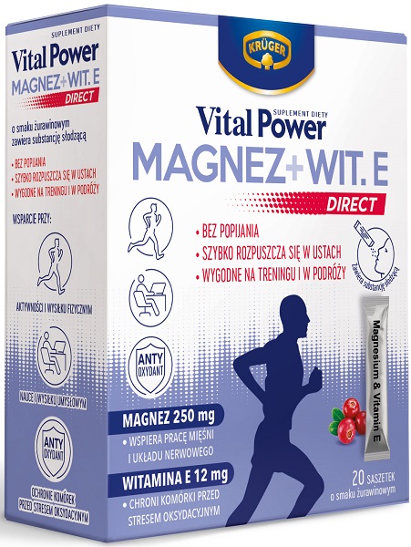 Kruger Vital Power Magnesium + Vit. E Direct