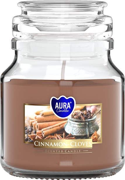Bispol Aura Candles Świeca zapachowa cynamon-goździki